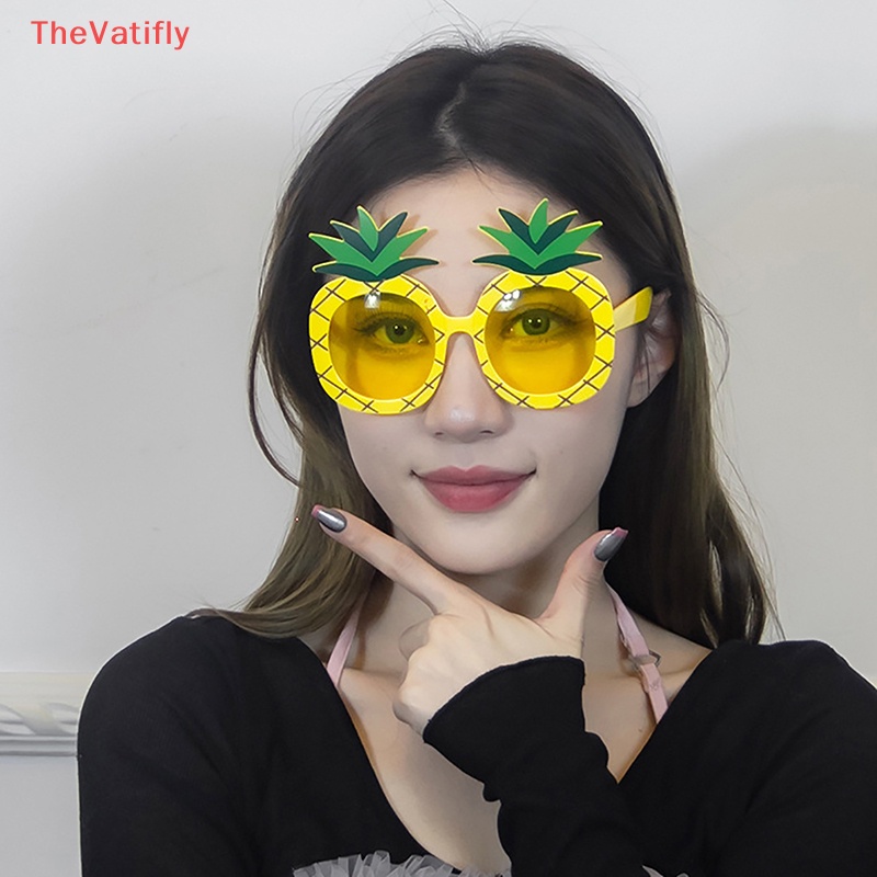 [Thevalifly] Kính Râm Hình Quả Dứa Nhiệt Đới Hawaiian Cho Bữa Tiệc Sinh Nhật HOT
