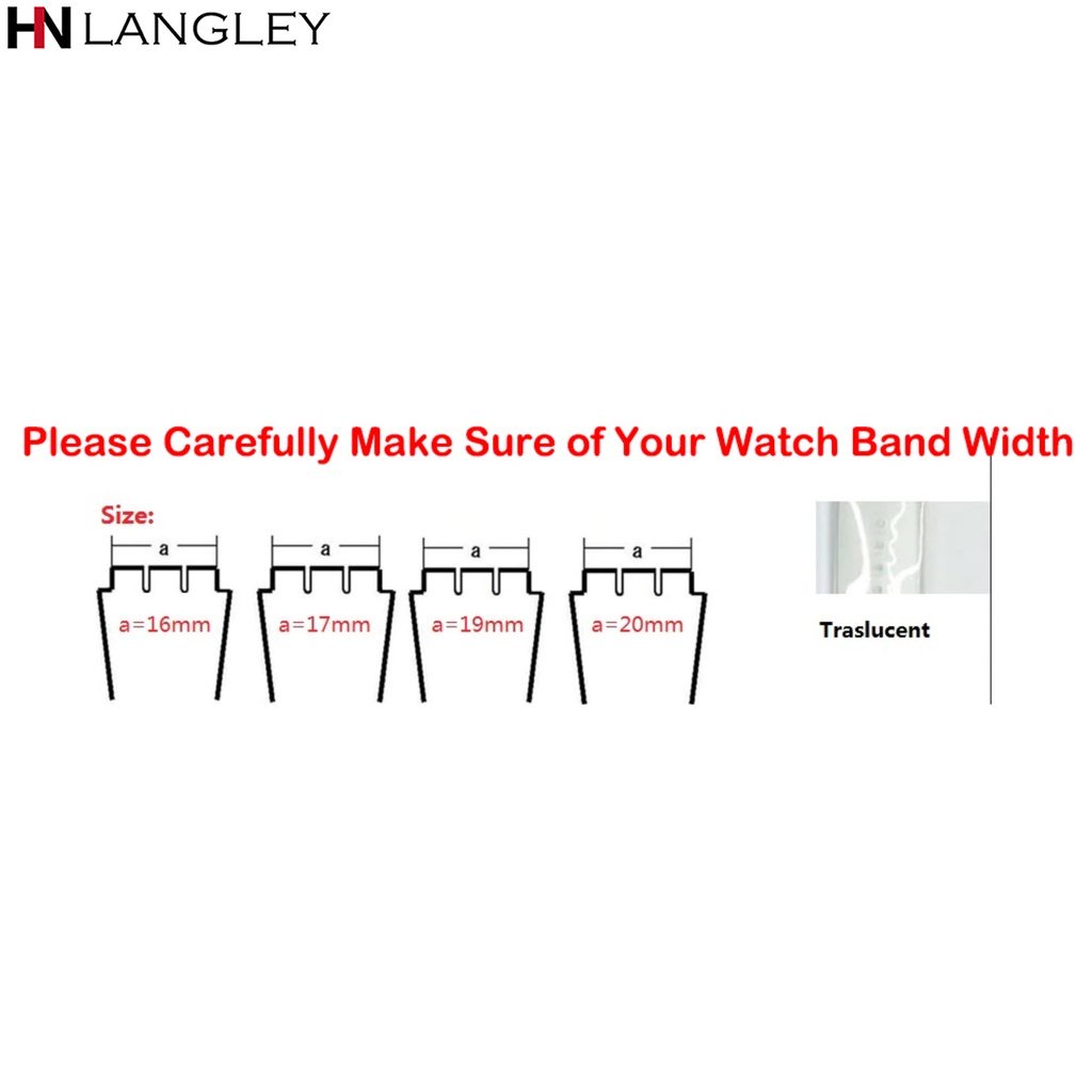 Dây Đồng Hồ Bằng Thép Không Gỉ Dạng Lưới Màu Đen Bạc 17mm 19mm Cho Nam Và Nữ