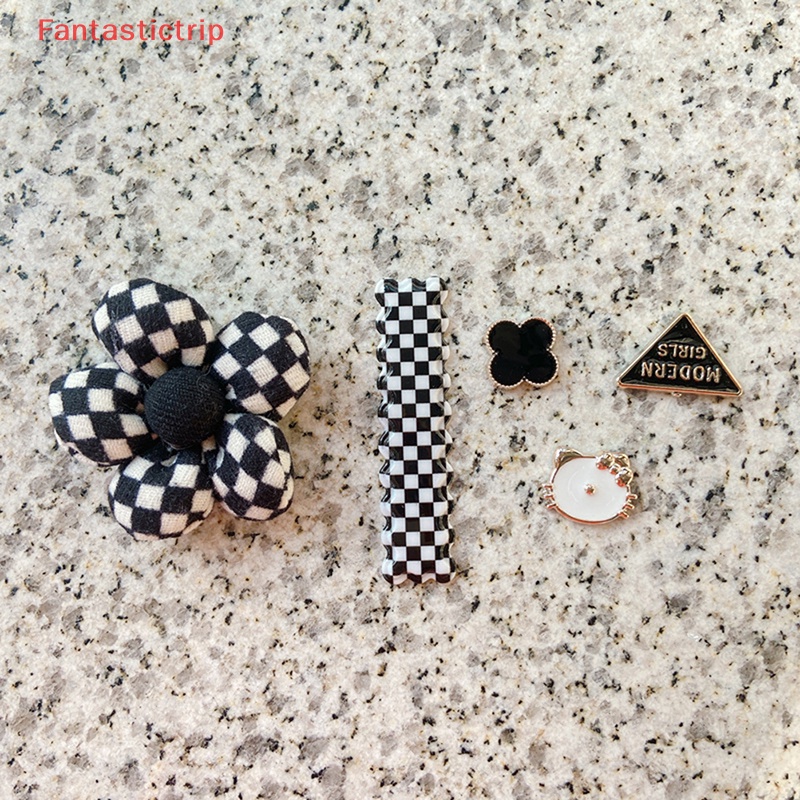 1 Cặp Giày Croc DIY Có Thể Tháo Rời Họa Tiết Hoa Dễ Thương Cho Bé Mới