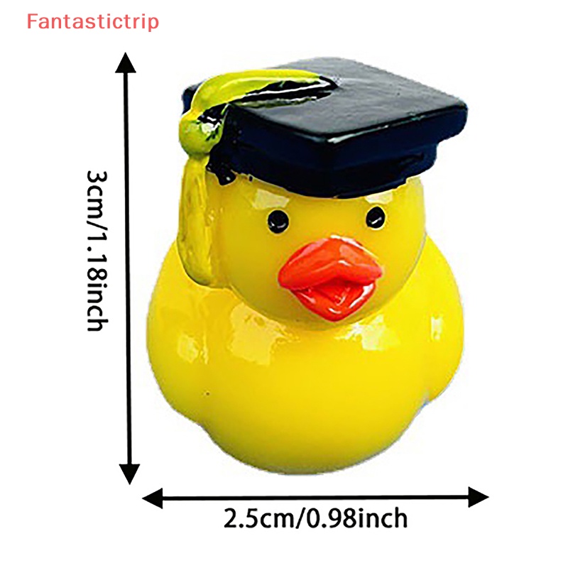 Đồ trang trí Vịt Mini Bằng Resin Dễ Thương Dùng Trang Trí Tiểu Cảnh