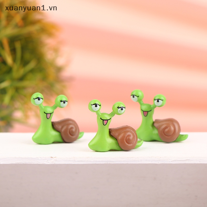 1 Mô Hình Ốc Sên Mini Dễ Thương Dùng Trang Trí