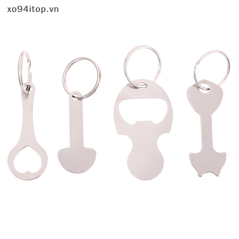 Xoitop Set 2 Móc Khóa Kim Loại Gắn Xe Đẩy Mua Sắm Sử Dụng Tại Nhà / Ngoài Trời