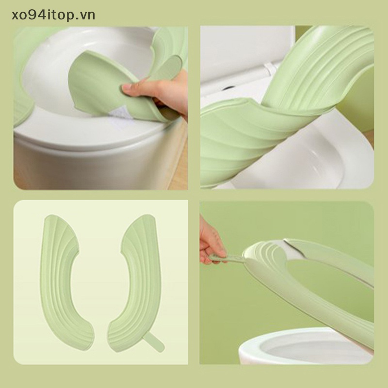 Set 2 Thảm Lót Bồn Cầu Chống Thấm Nước Tiện Lợi