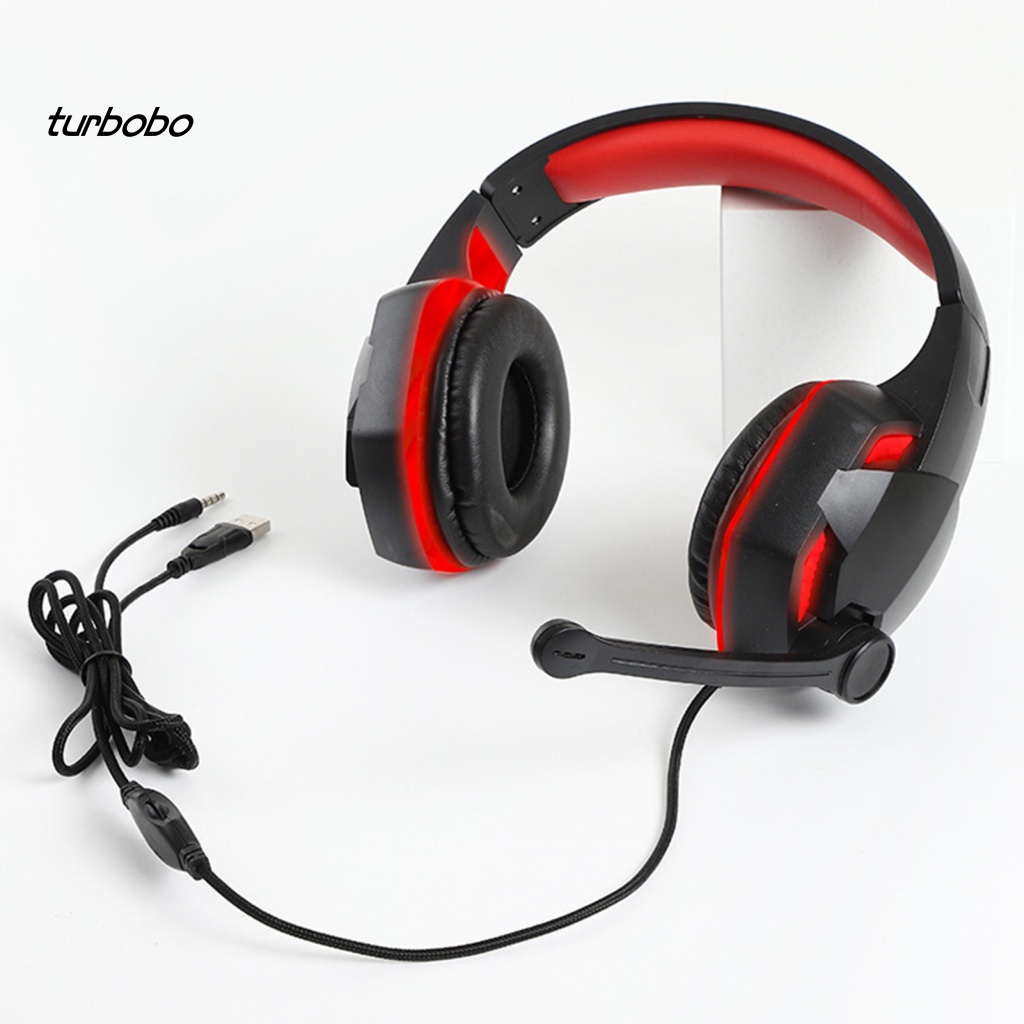 Tai Nghe Chơi Game Có Dây Chống Ồn Hiệu Ứng Ánh Sáng turbobo G2000