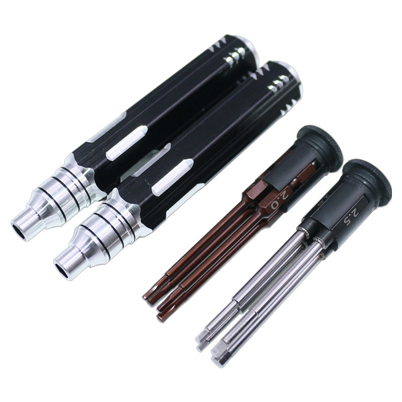 Bộ Tua Vít Bốn Trong Một Đầu Lục Giác Cho Mô Hình Máy Bay Điều Khiển Từ Xa H1.5-3.0