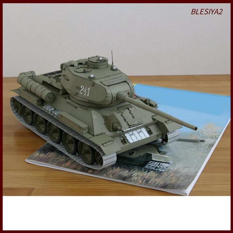 Mô Hình Xe Tăng Cổ Điển Bằng Giấy Blesiya2 1: 25 Dành Cho Người Mới Bắt Đầu