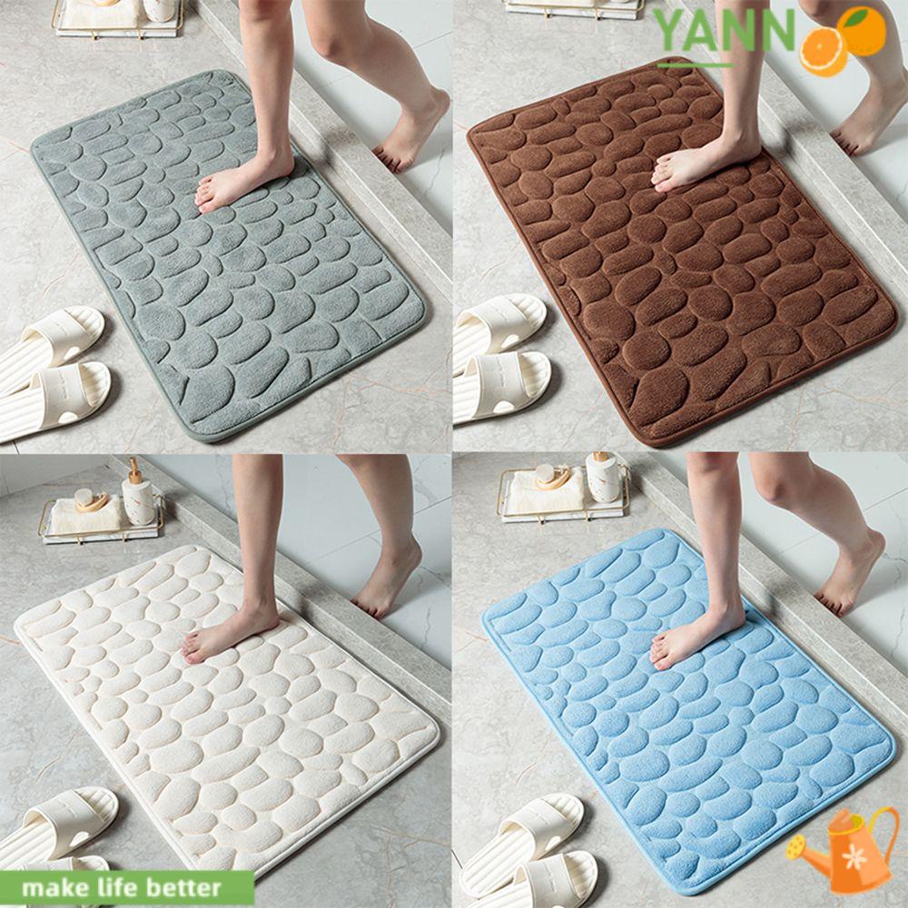 1 Thảm Lót Sàn Nhà Tắm Chất Liệu Thấm Hút Nước Chống Trượt Chân Tiện|Dập Nổi Trang Trí Xinh Xắn Chất Lượng