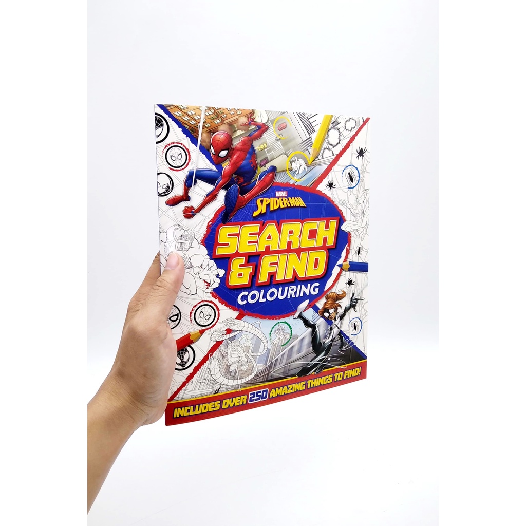 Marvel Spider-Man: Search & Find Colouring