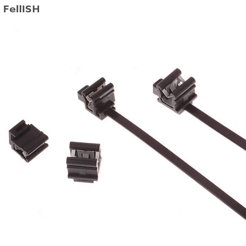 Set 10 Dây Rút Kim Loại Cố Định Cạnh Ống Xe Hơi 439br