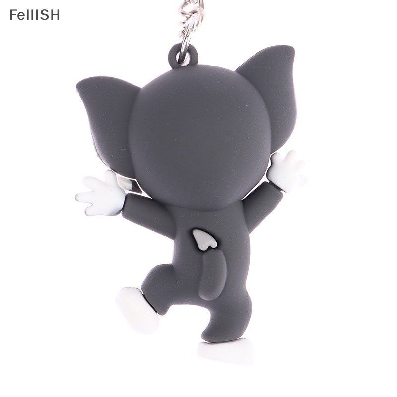 Móc Khóa Hình Mèo / Chuột Hoạt Hình Bằng Nhựa Resin Dễ Thương 439br