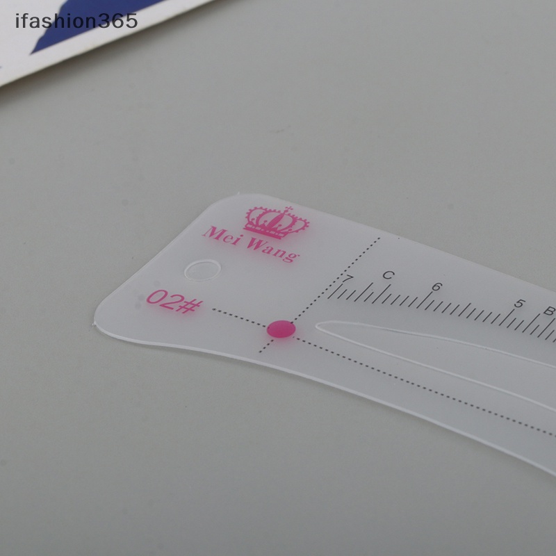 Set 12 Khuôn Hỗ Trợ Kẻ Lông Mày Tiện Dụng Chất Lượng Cao