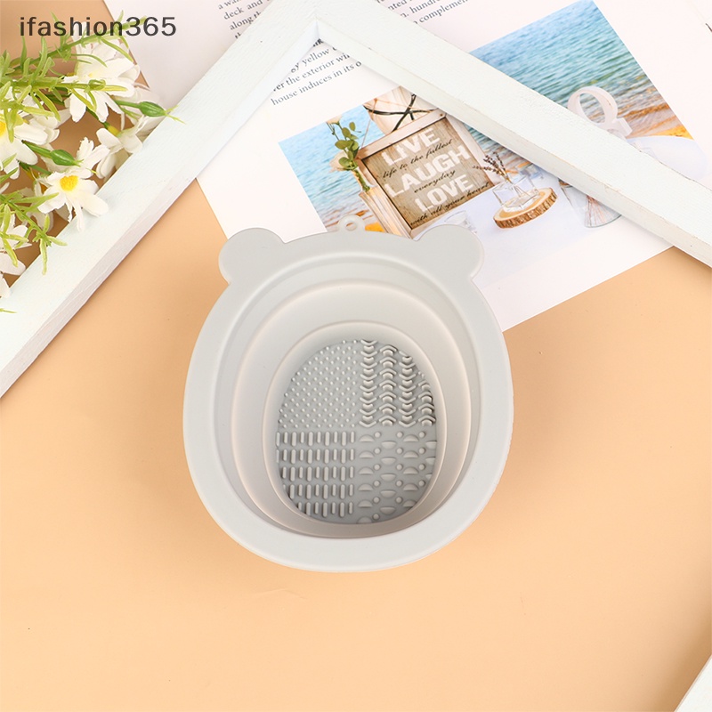 Dụng Cụ Vệ Sinh Cọ Trang Điểm Bằng Silicon DIY ifashion365