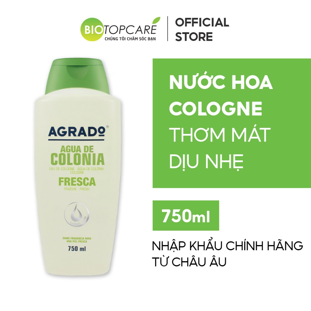 Nước hoa Cologne Agrado Fresh 750ml