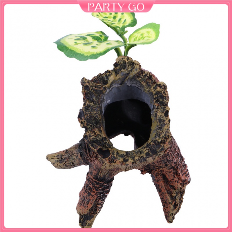 Hang Động Bằng Gỗ Dùng Trang Trí Bể Nuôi Bò Sát