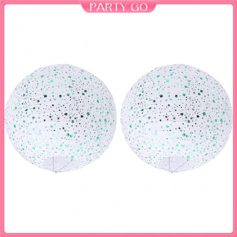 Set 2 Lồng Đèn Giấy Thủ Công Dạng Gập Màu Đồng Trang Trí Lễ Hội