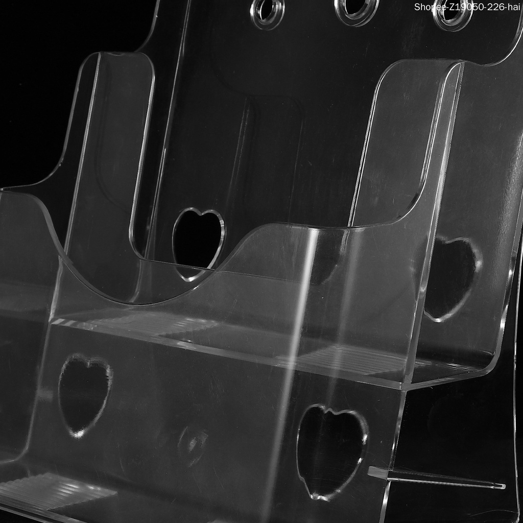 Kệ Nhựa Acrylic Trong Suốt Kích Thước 20.5X17.5cm Có Thể Gấp Gọn Tiện Dụng