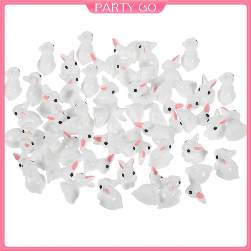 Set 50 Tượng Thỏ Mini Trang Trí