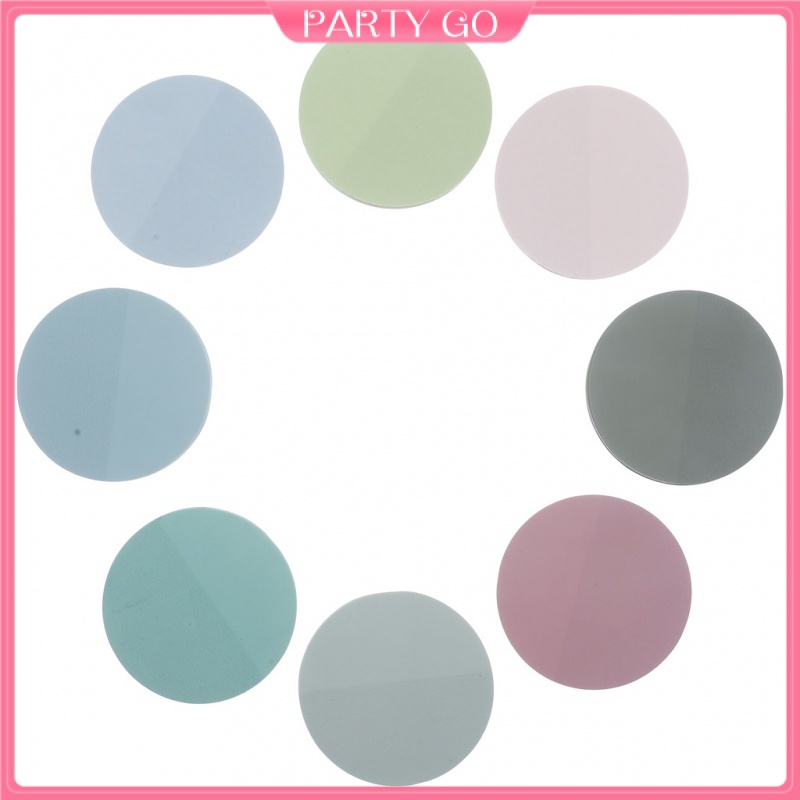 Bộ 400 Tờ Giấy Dán Ghi Chú Hình Tròn Nhiều Màu