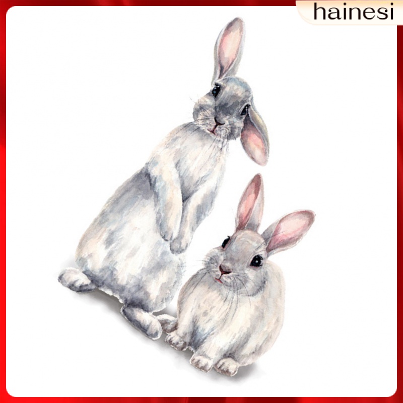 Miếng Dán Tường Trang Trí Hình Thỏ Phục Sinh Đáng Yêu Dành Cho Trẻ Em