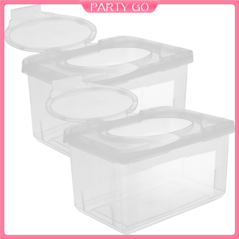Set 2 Hộp Đựng Khăn Giấy Ướt Tiện Dụng Khi Đi Du Lịch