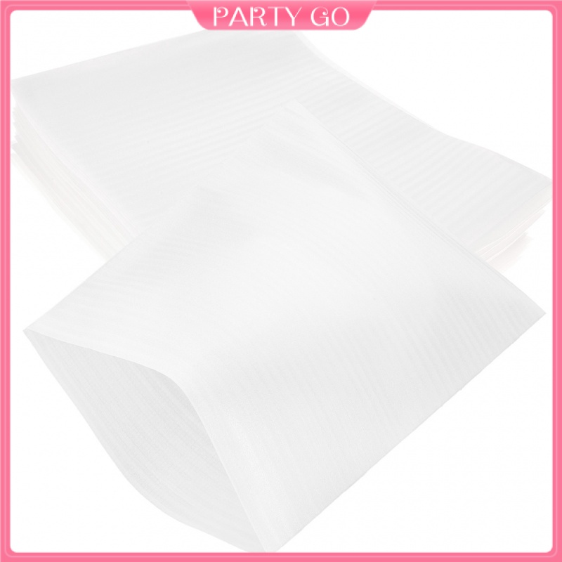 Set 100 Túi Thủy Tinh Đựng Cà Phê Màu Trắng