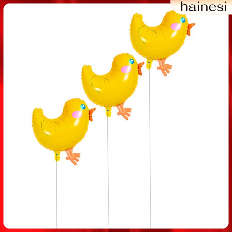 Set 3 Bong Bóng Lá Nhôm Hình Chú Gà Con Đáng Yêu