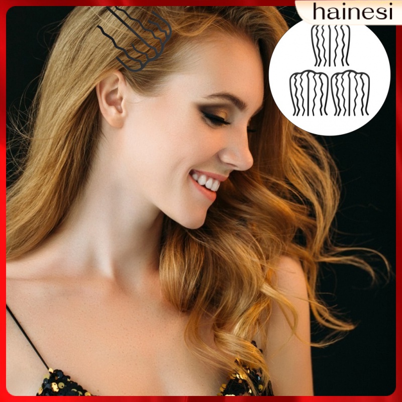 Set 3 Lược Chải Tóc Bằng Kim Loại Dành Cho Cô Dâu