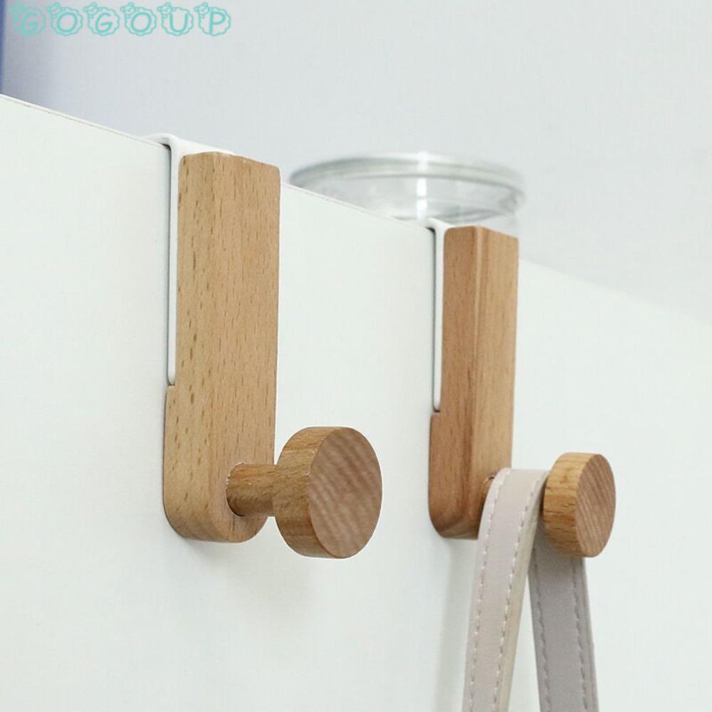 Giá Đỡ Treo Khăn Tắm Bằng Gỗ Và Sắt Tiện Dụng