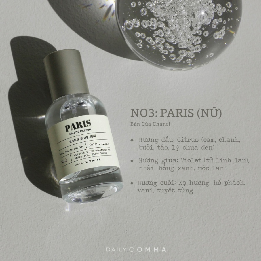 Nước hoa Daily Comma Eau de Parfum 30ml