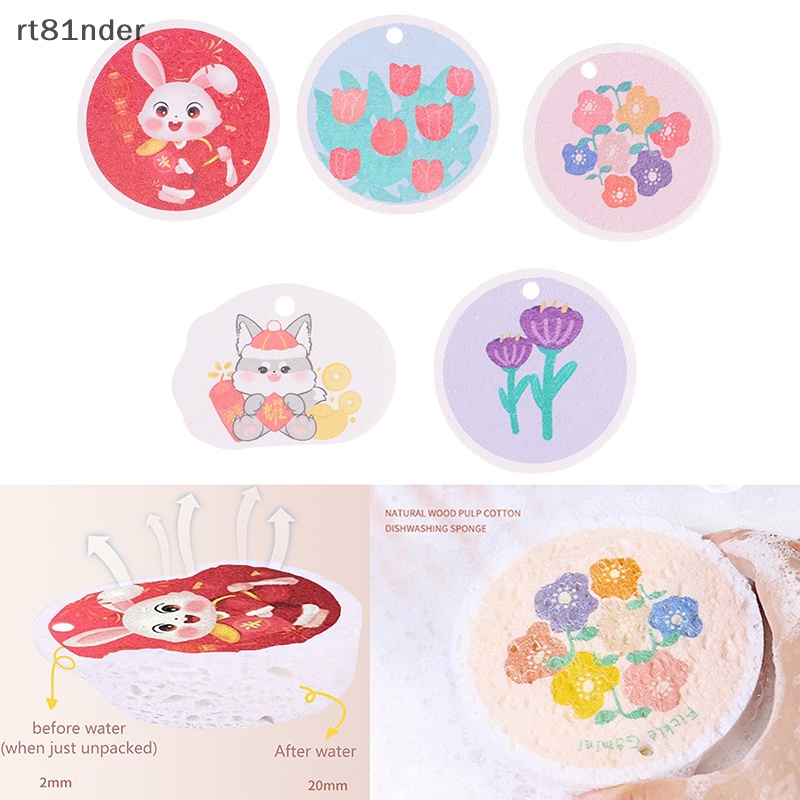 Rt 1 Miếng Bọt Biển Rửa Chén Thấm Hút Tốt Tiện Dụng Cho Nhà Bếp