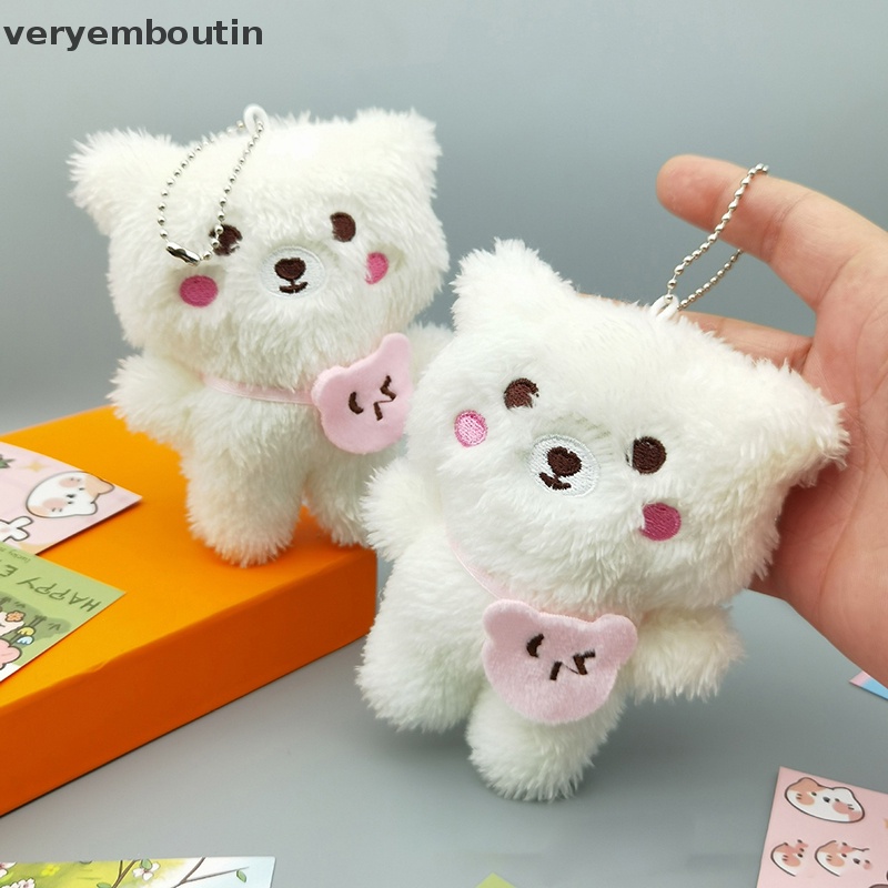 Móc Khóa Hình Chú Gấu Nhồi Bông Nhỏ Nhắn Dễ Thương