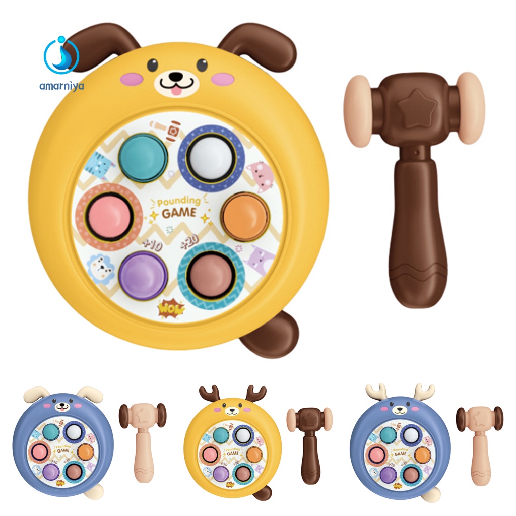 1 Đồ chơi trẻ em Whack-A-Mole Màu Sáng Dễ Thương Cho Bé