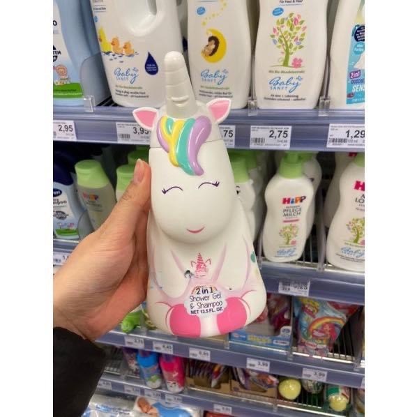 SỮA TẮM GỘI  EAU MY UNICORN - CHO BÉ HÀNG ĐỨC CHÍNH HÃNG 400ML