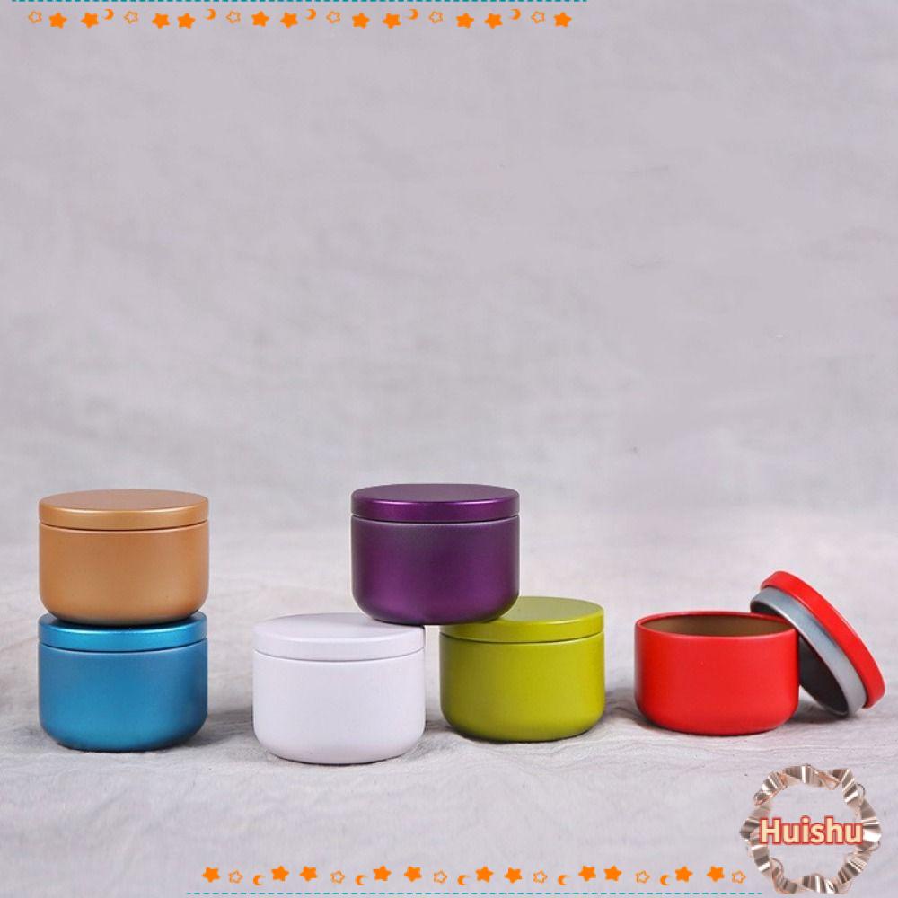 Bộ 12 Lọ Rỗng Hình Vuông Đựng Nến Có Nắp Đậy Tiện Dụng Mang Theo Du Lịch