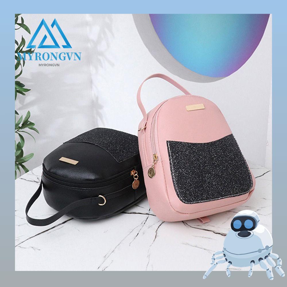Ba Lô Da PU Kiểu Dáng Nhỏ Nhắn Xinh Xắn Hợp Thời Trang