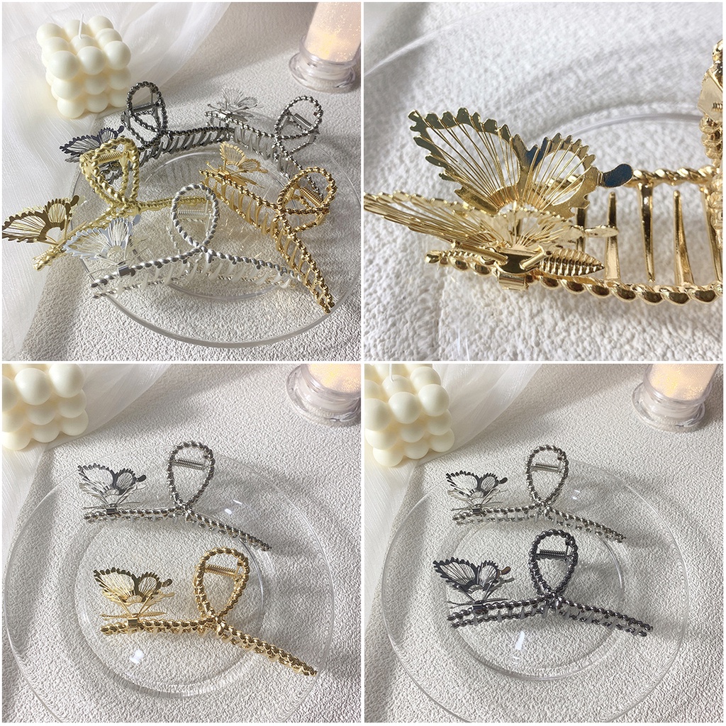 1 Kẹp Tóc Hình Bướm Màu Sắc Ngọt Ngào