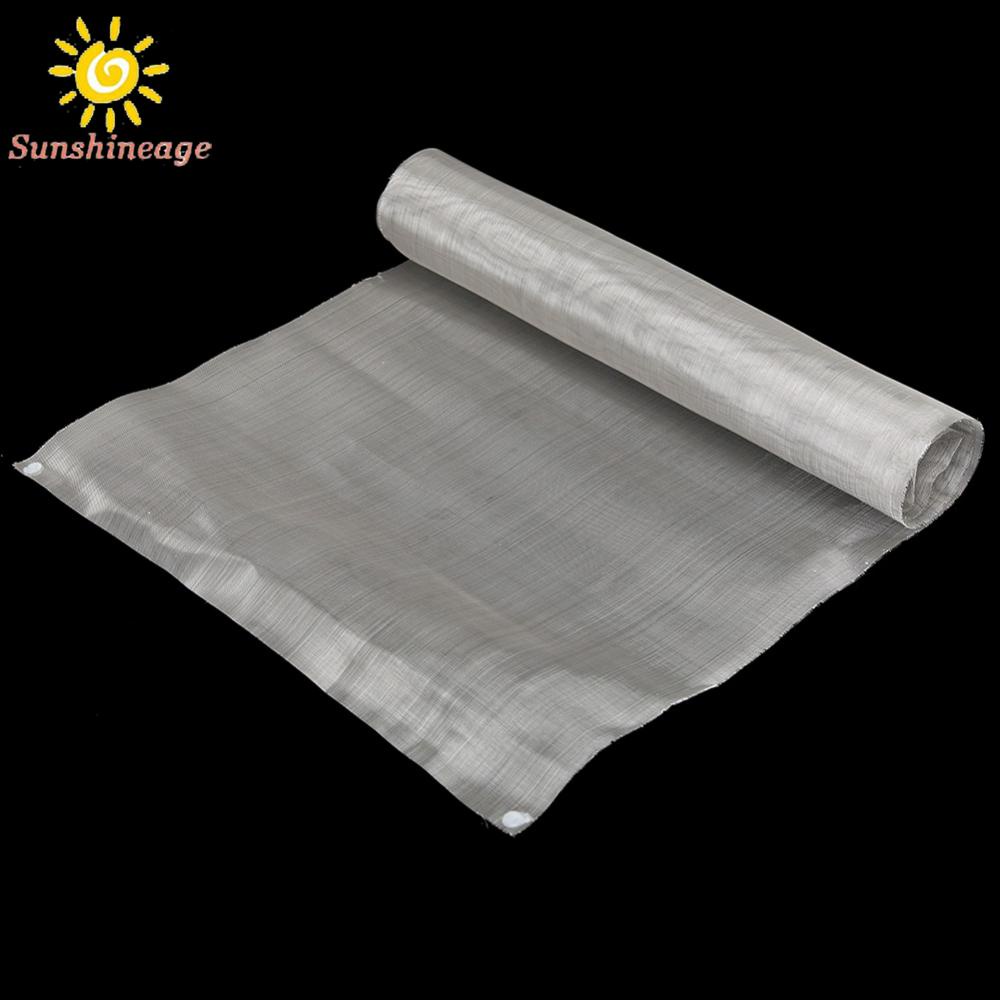 Set 50 Tấm Lưới Lọc Bằng Thép Không Gỉ 304 Kích Thước 40 X 90Cm Mới