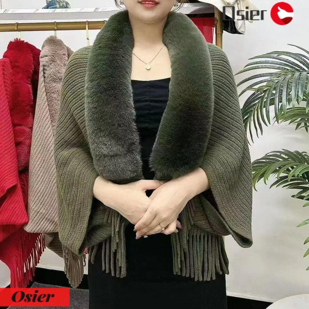 Áo Choàng Cardigan Dệt Kim 1 Món Giữ Ấm Mùa Đông