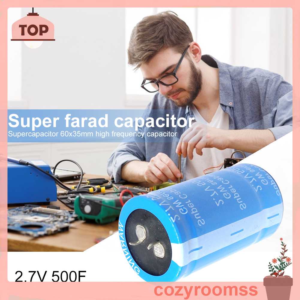 Tụ Điện 2.7V 500F 60x35mm ESR