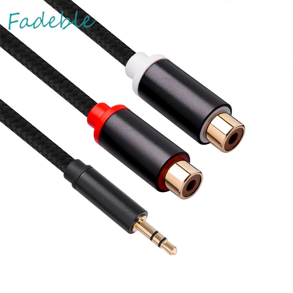 Cáp ChuyểN ĐổI Âm Thanh 3.5mm Sang 2RCA HìNh Chữ Y 0.3M