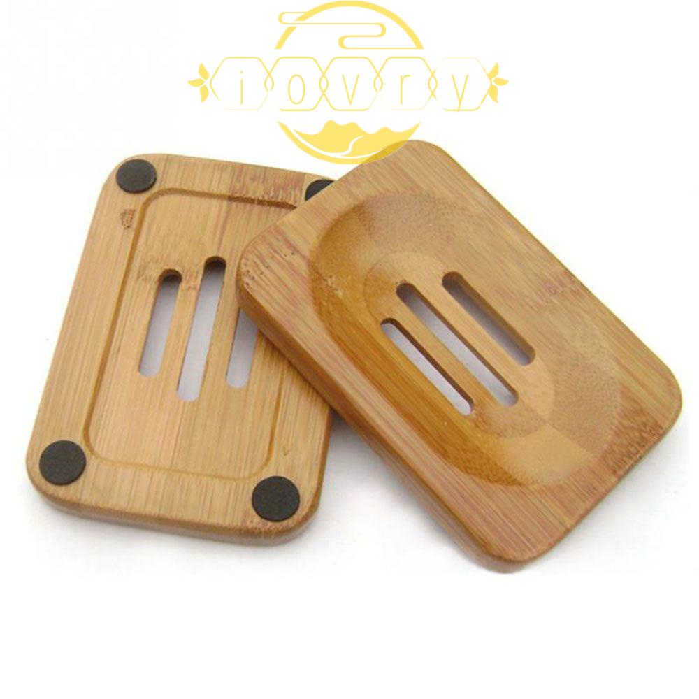 Khay Đựng Xà Phòng Bằng Gỗ Tre Tiện Dụng Cho Nhà Tắm