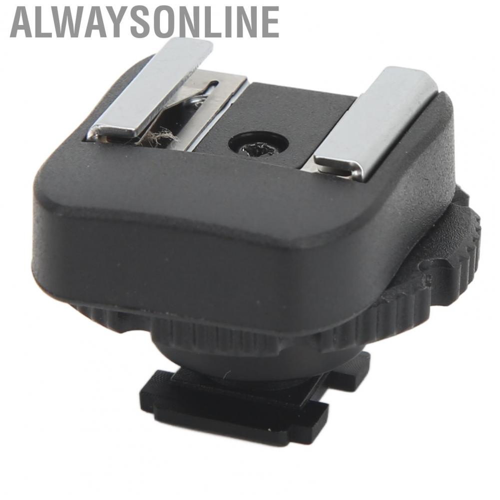 Alwaysonline Hot Shoe Adapter  Camcorder Wear Resistant for Digital Video