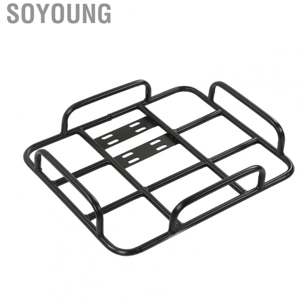 Soyoung Delivery Box Rack Rear Grille 80kg Loading Seamless Steel Tube Universal for Motorcycle Electric Bicycle