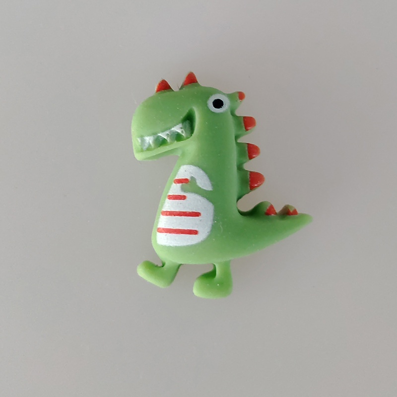 Bộ 10 Kẹp Tóc Hình Khủng Long Hoạt Hình Dễ Thương Cho Bé