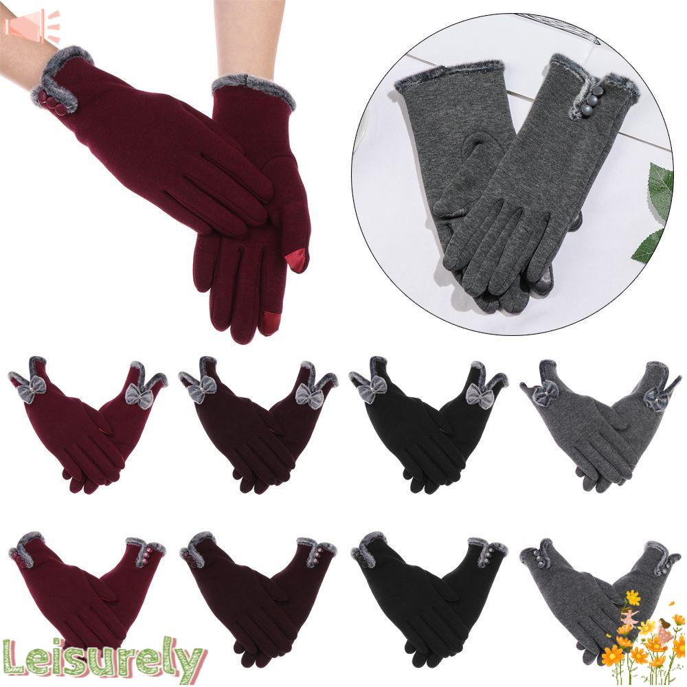 Găng Tay Chống Gió Cảm Ứng Thời Trang Cho Nữ