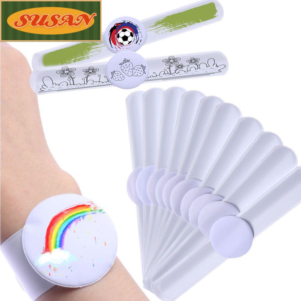 Set 10 Vòng Tay Trơn Có Thể Tái Sử Dụng Làm Đồ Thủ Công DIY