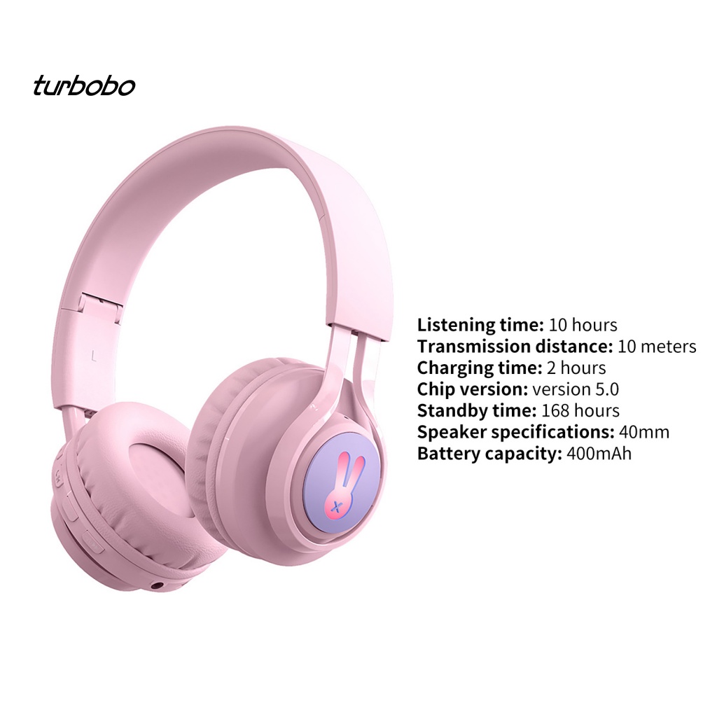 Tai Nghe Không Dây Kết Nối Bluetooth 5.0 Chất Lượng Cao Cho Bé