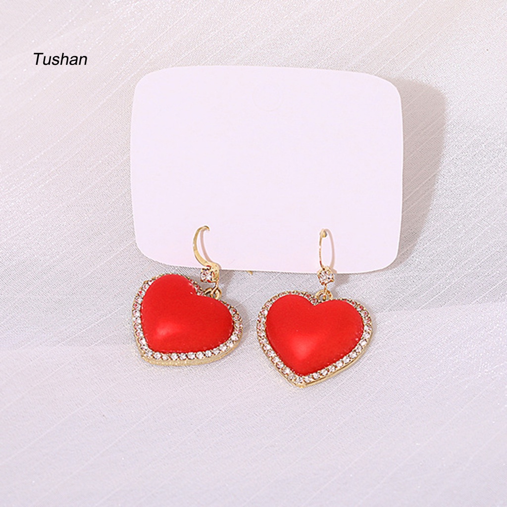 1 Đôi Bông Tai Tua Rua Đính Hạt Thanh Lịch Dành Cho Nữ