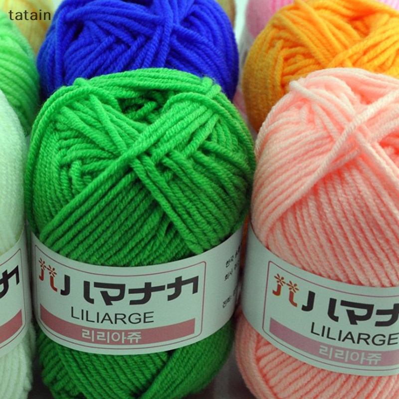 Cuộn Len Đan Sợi Cotton Mềm Mại Ngọt Ngào