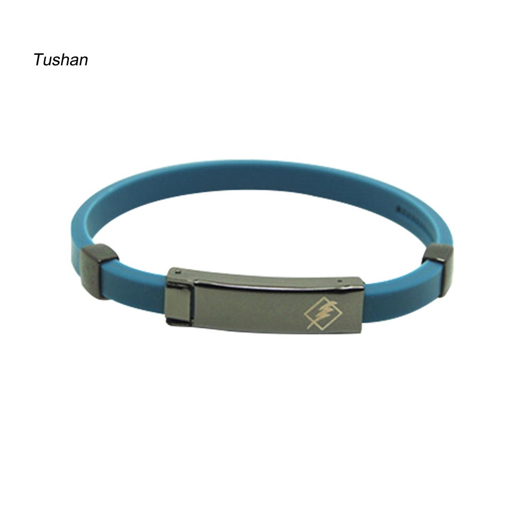 Vòng Đeo Tay Silicone Cân Bằng Điện Năng Lượng Neg Ion